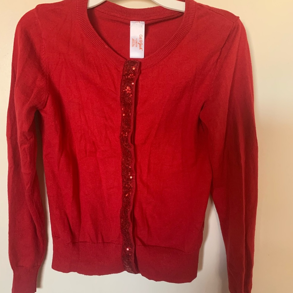 Cat & Jack sequin cardigan